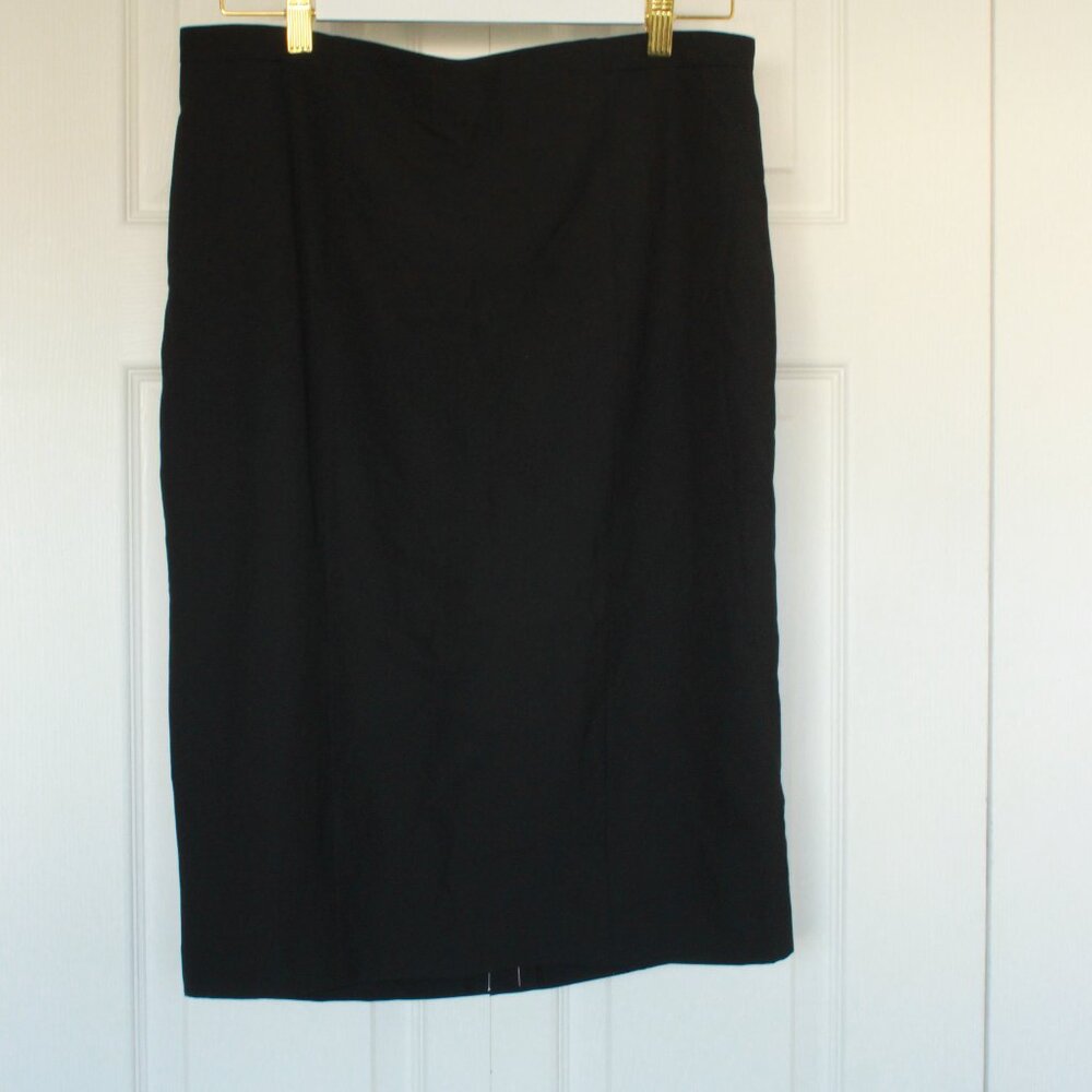 Ann Taylor black pencil skirt size 12T